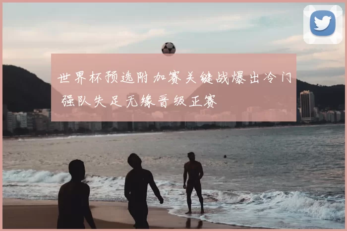 世界杯预选附加赛关键战爆出冷门 强队失足无缘晋级正赛